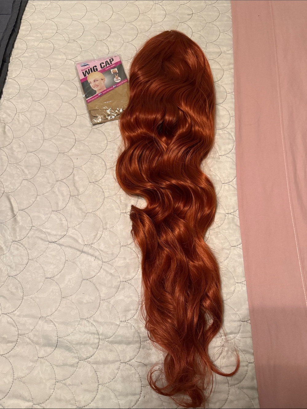 Long Wavy Women’s Hairpiece - Copper Red